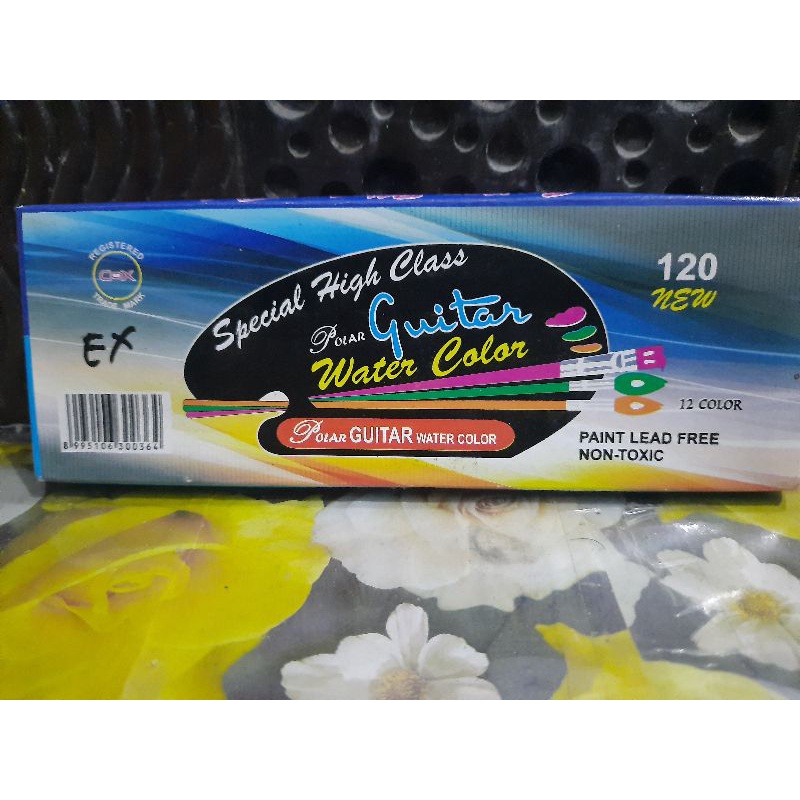 

CAT-AIR/Polarguitar/no.120/isi12warna/murah/pack