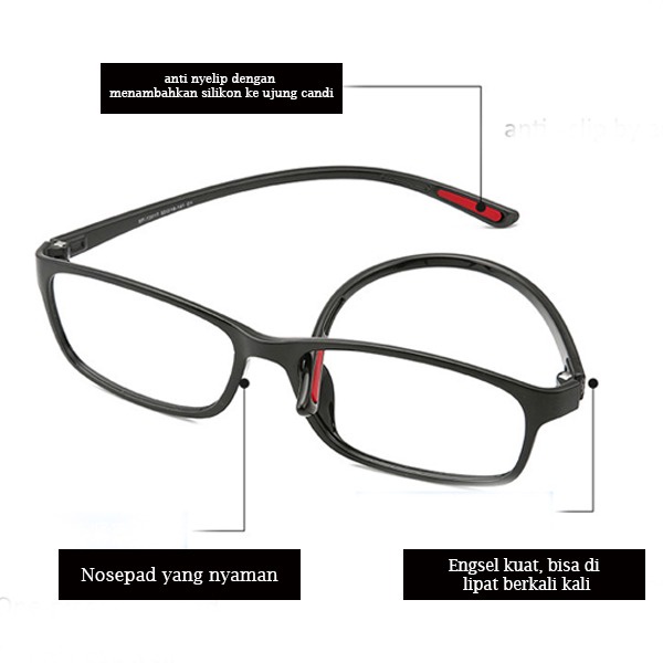 DAZZLE - Kacamata Full Frame Radiation Protection - Kacamata Anti Radiasi Kulaitas Premium