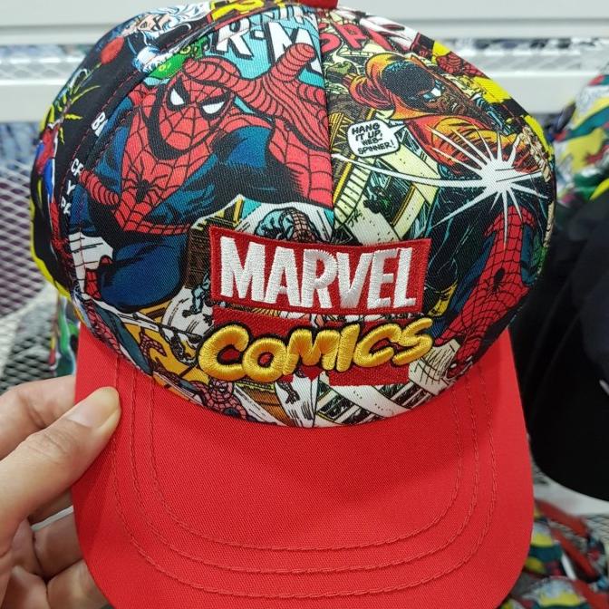 Topi anak Spiderman Comics Original Marvel Nevada