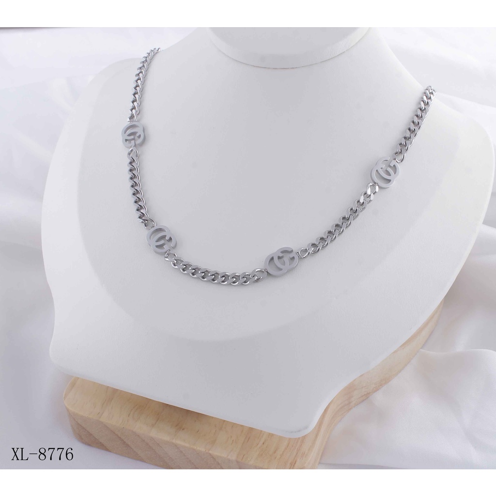 Kalung Titanium Perhiasan Fashion 8776