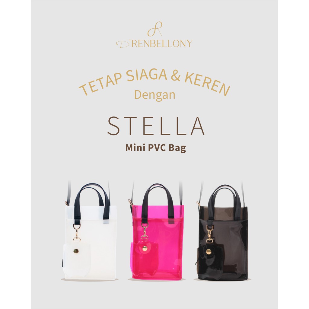 D'RENBELLONY - STELLA MINI PVC BAG / SLING BAG/ TAS MINI/ TAS WANITA