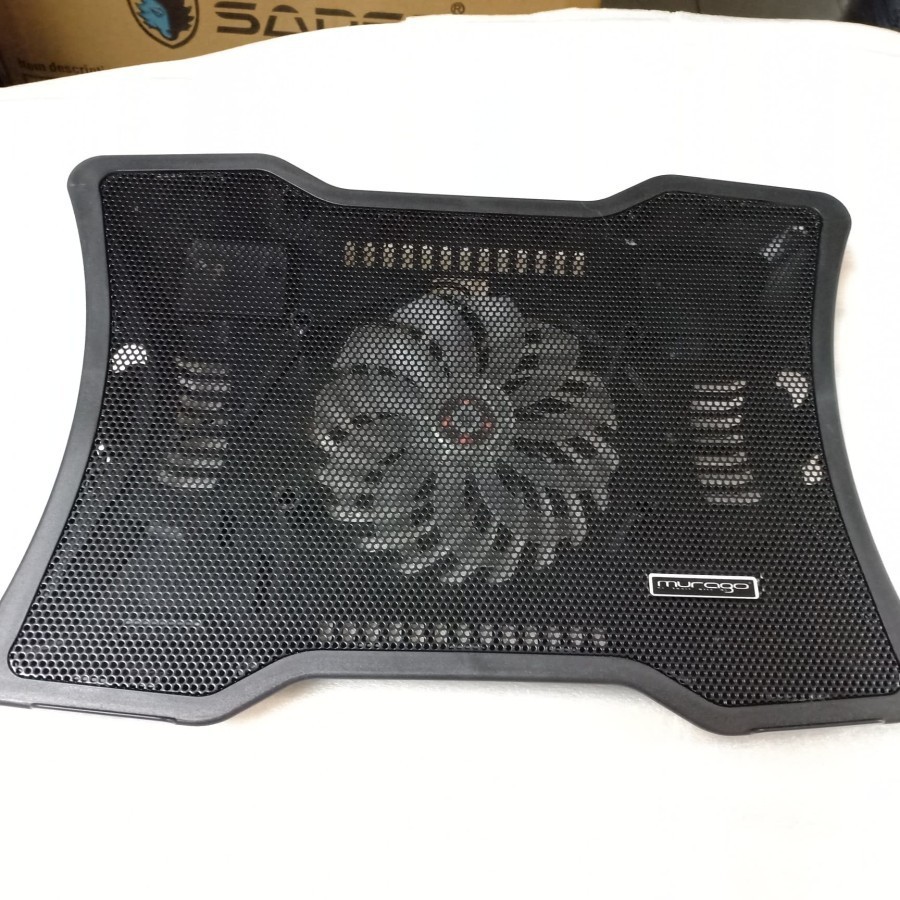 Cooling Pad Laptop M5 Notebook Cooler 14 - 17inch Big Fan LED MURAGO 1Fan