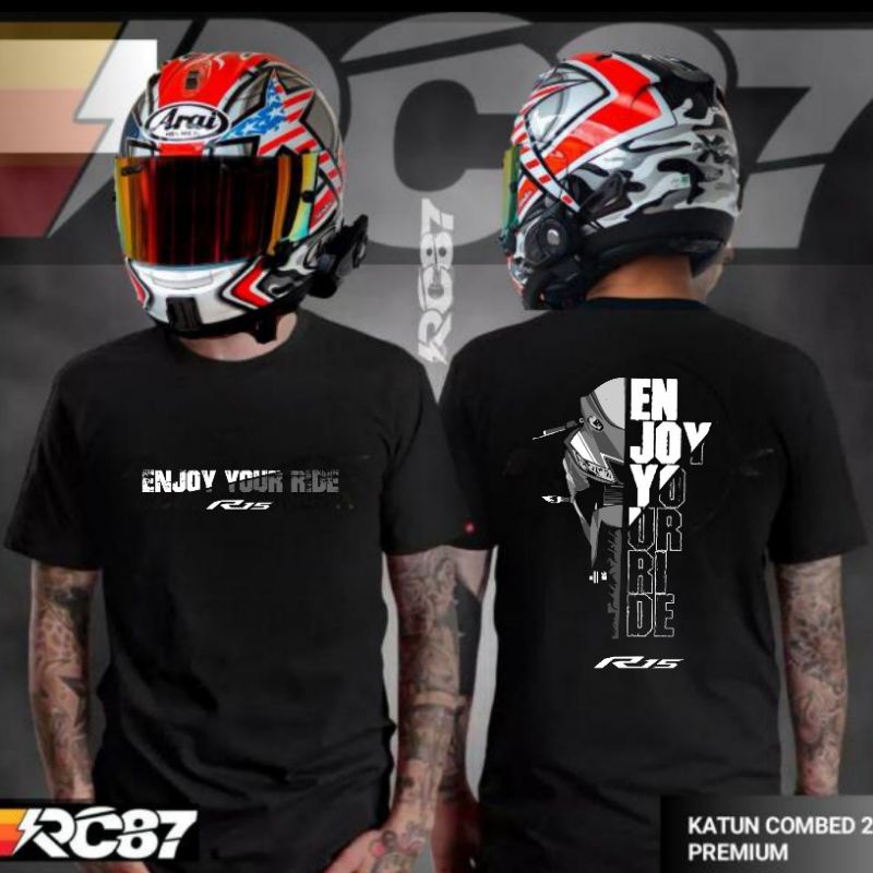 kaos yamaha R15 v3 lengan pendek | kaos r15 | kaos yamaha | kaos motor