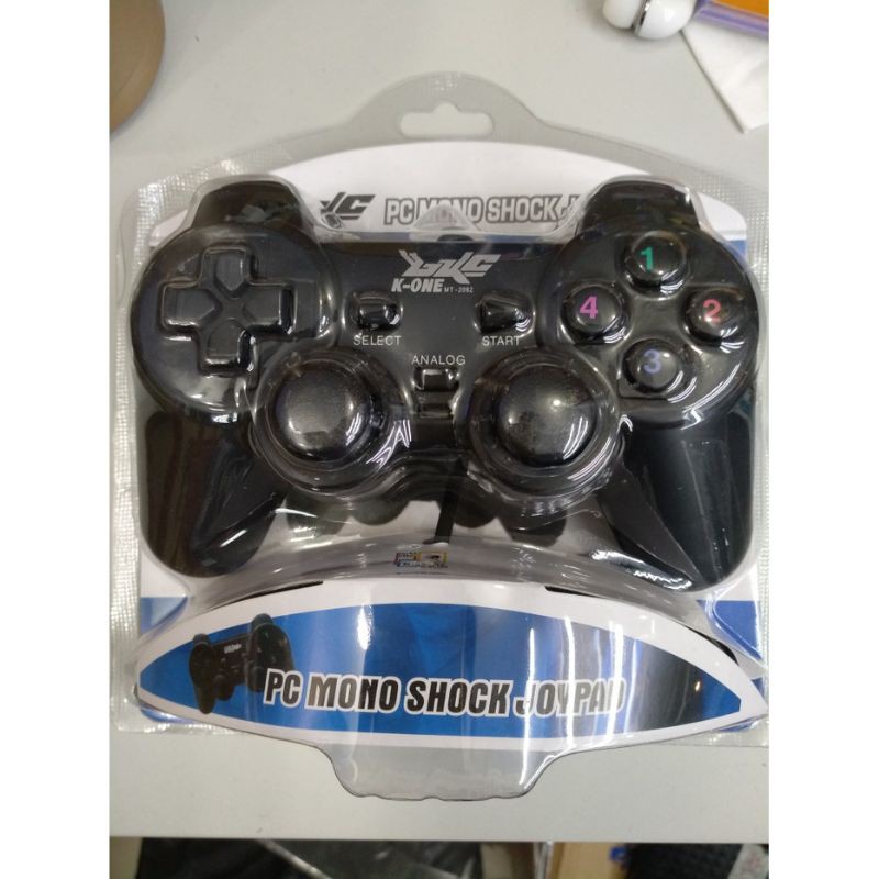 Joystick Gamepad K-One Single Hitam Joy Stick USB PC terbaik