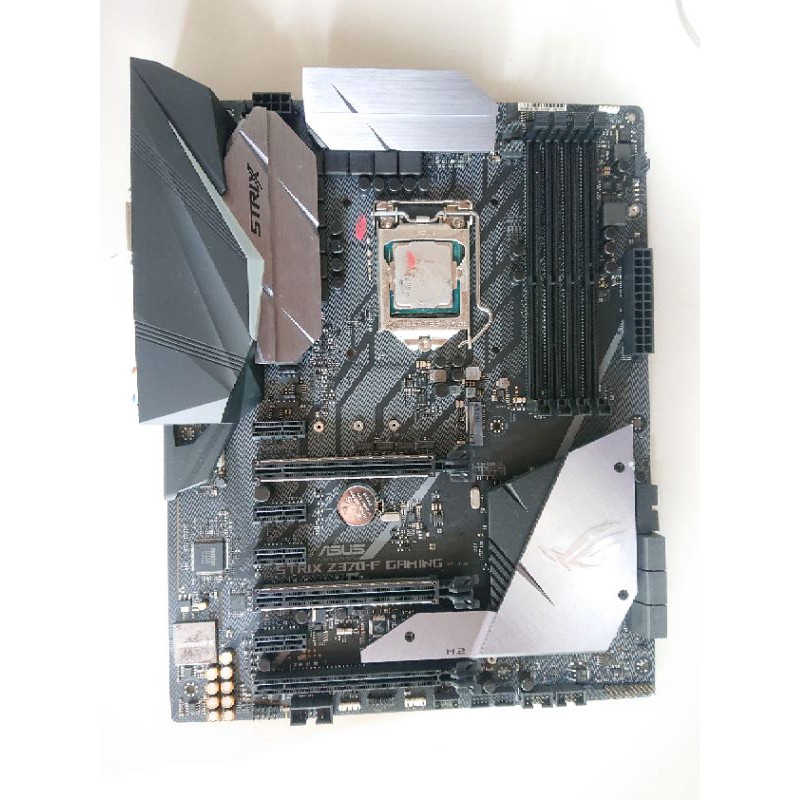 PAKET MOTHERBOARD ASUS ROG STRIX Z370F DAN PROCESSOR CORE i5 8400