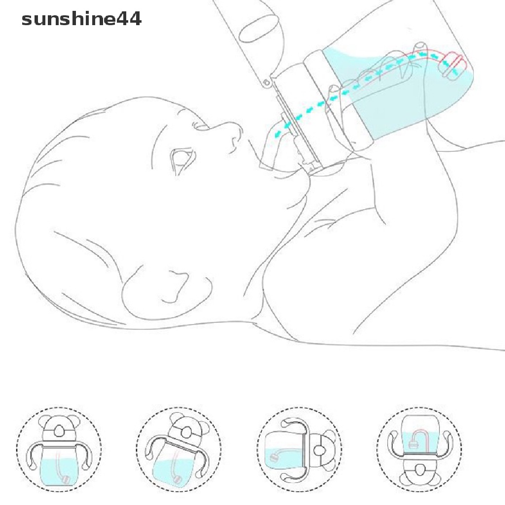 Sunshine Botol Minum Sippy Cup 250ML Bahan Silikon Untuk Bayi / Anak