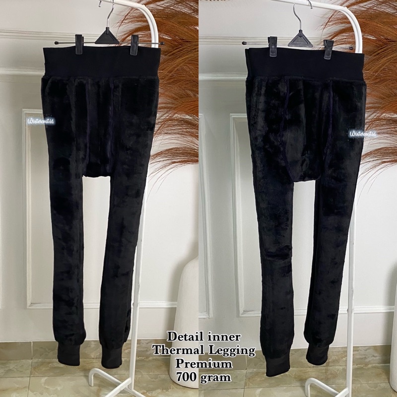 Thermal legging import (bukan local) winter 500 700 gram premium jumbo big size celana musim dingin Julia