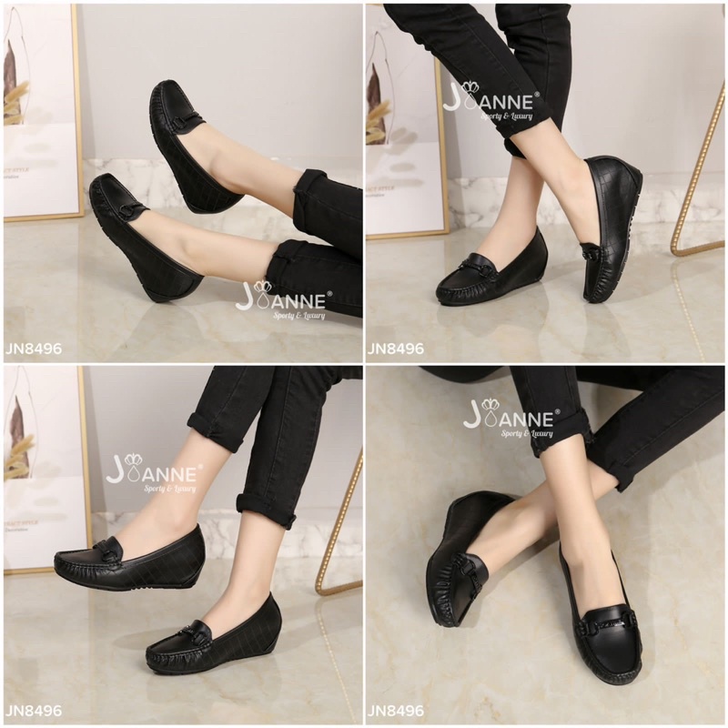 JOANNE Sepatu Wedges Shoes Import JN8496 [ORIGINAL BRAND]