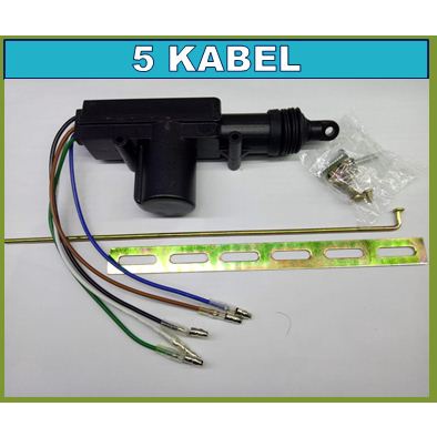 MOTOR DOOR LOCK 5 KABEL MODEL PISTOL / SENTRAL LOCK / ANAK CENTRAL LOCK