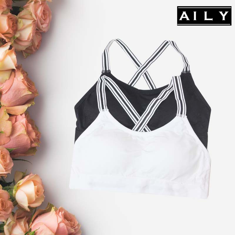 Aily AL06 Sport Bra Tali Silang Belakang | Shopee Indonesia