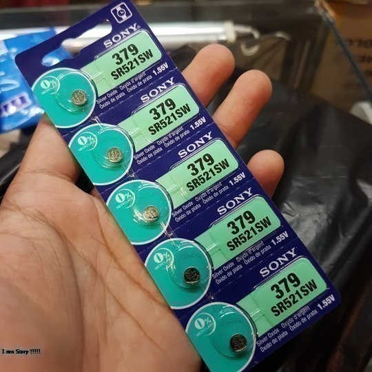Baterai Jam Tangan Original Sony 521 Atau 379 . Baterai Original . Baterai Jam Tangan