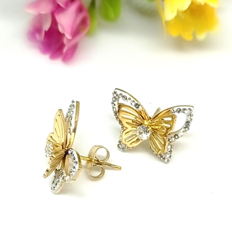 fashion anting titanium wanita premium mewah