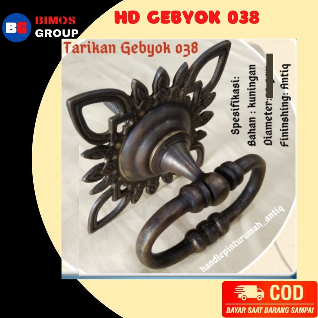 HANDLE PINTU GEBYOK GBY 038 HANDLE GEBYOK MINIMALIS TARIKAN PINTU KUNINGAN GAGANG PINTU RUMAH