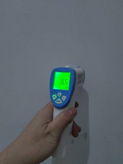 Thermo Gun Thermogun Thermometer Gun Tembak Pengukur Suhu Anak Digital Thermometer Termometer