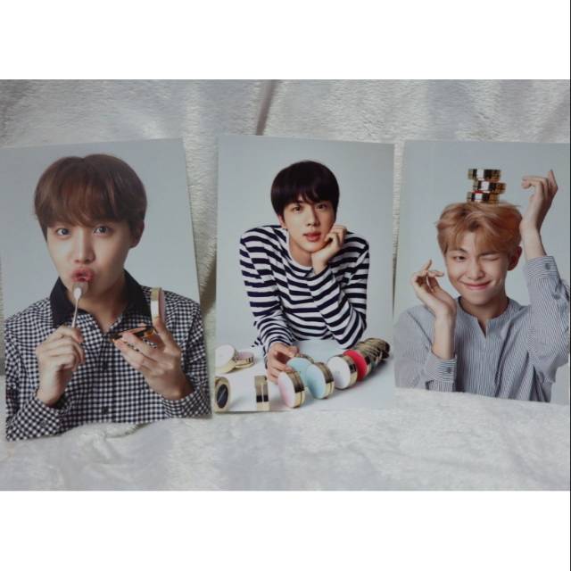 BTS x VT Cosmetic Postcard (Jhope ,Jin, RM versions)