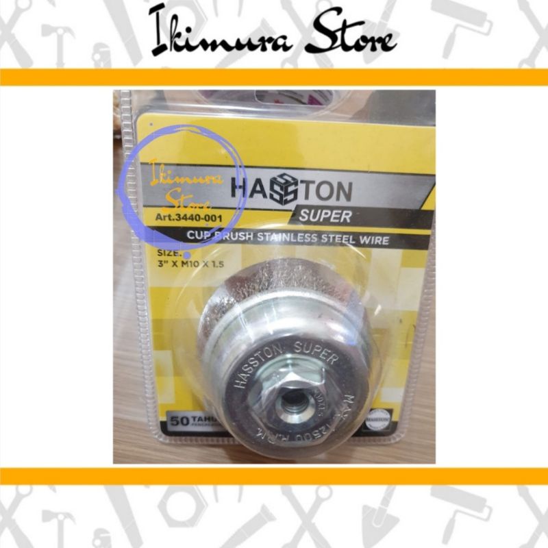 Sikat Mangkok Kawat Stainless Hasston