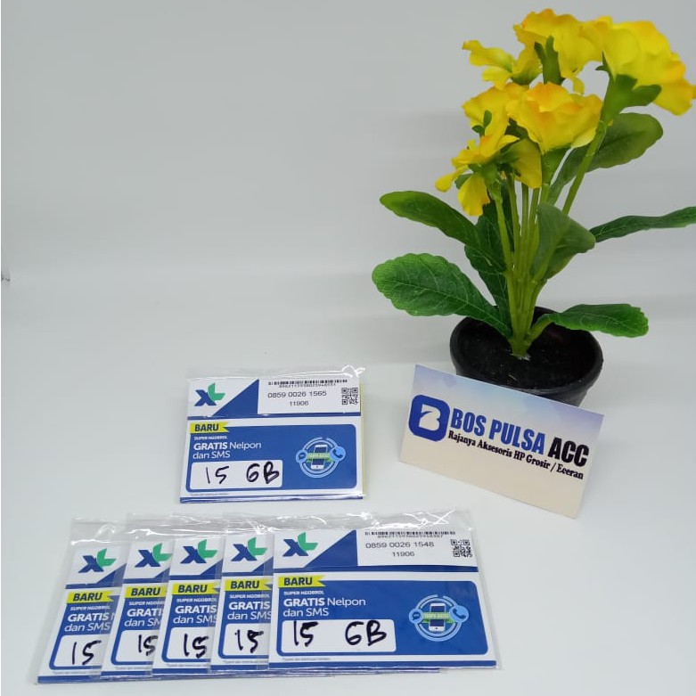 KARTU PERDANA XL HIBRID XTRA COMBO LITE 15GB