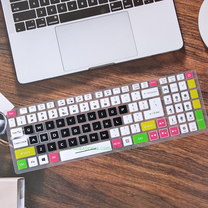 Cover Pelindung Keyboard Bahan Silikon Untuk Acer Predator Helios 300 2019 2020 PH317-53 Nitro 7 AN715-51 Acer Nitro 5 AN517-51