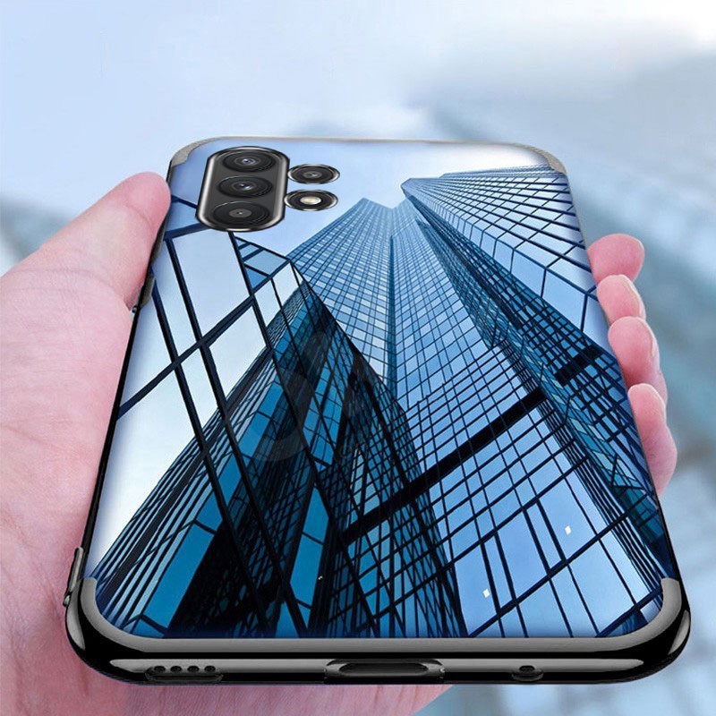 Shining Chrome Tpu Case Clear Silicone Case Samsung A72 A52 A32 - SC
