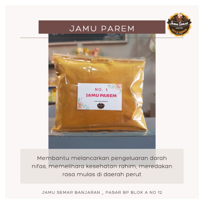 

Jamu Bersalin (Eceran)