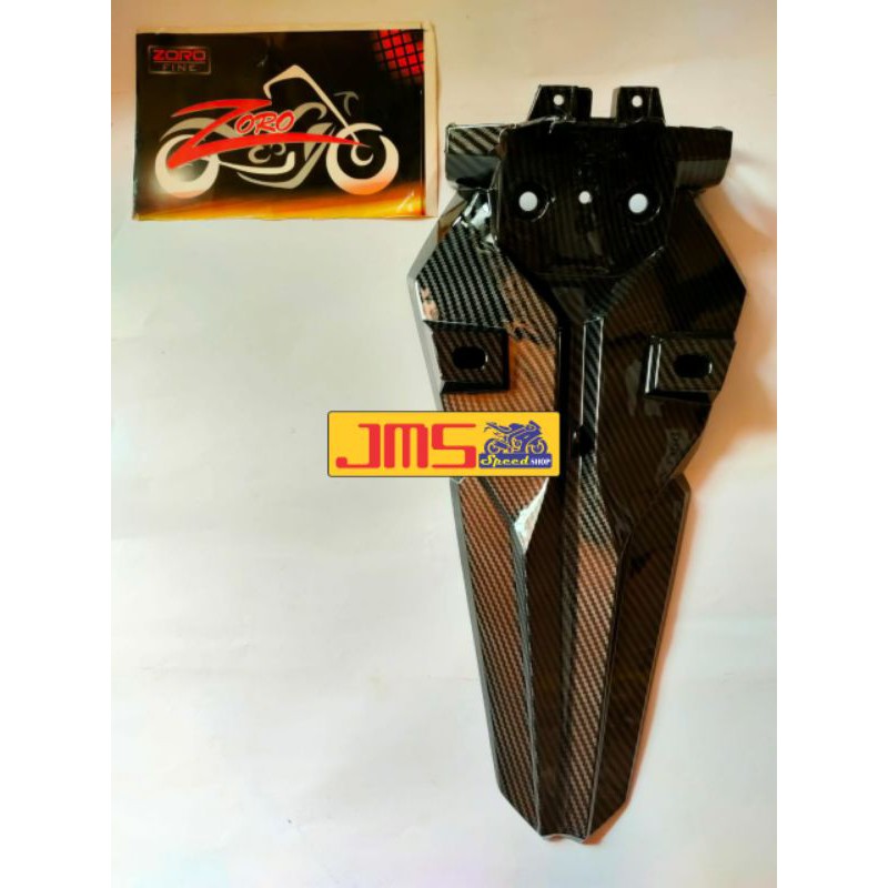 spakboard carbon belakang bagian bawah  honda vario 125 vario 150 new zoro