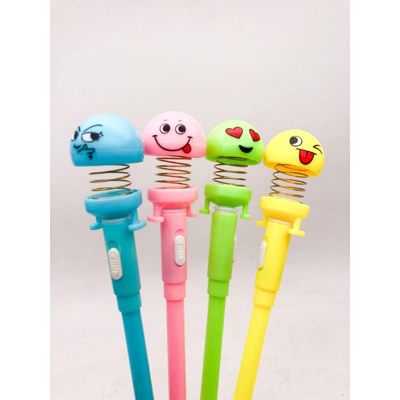 

1pc Pulpen gel LAMPU+PEER / pulpen gel fancy karakter