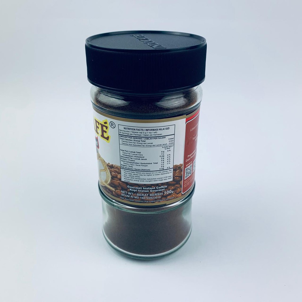 Indocafe  / fine blend / Serbuk Kopi / Botol 100g