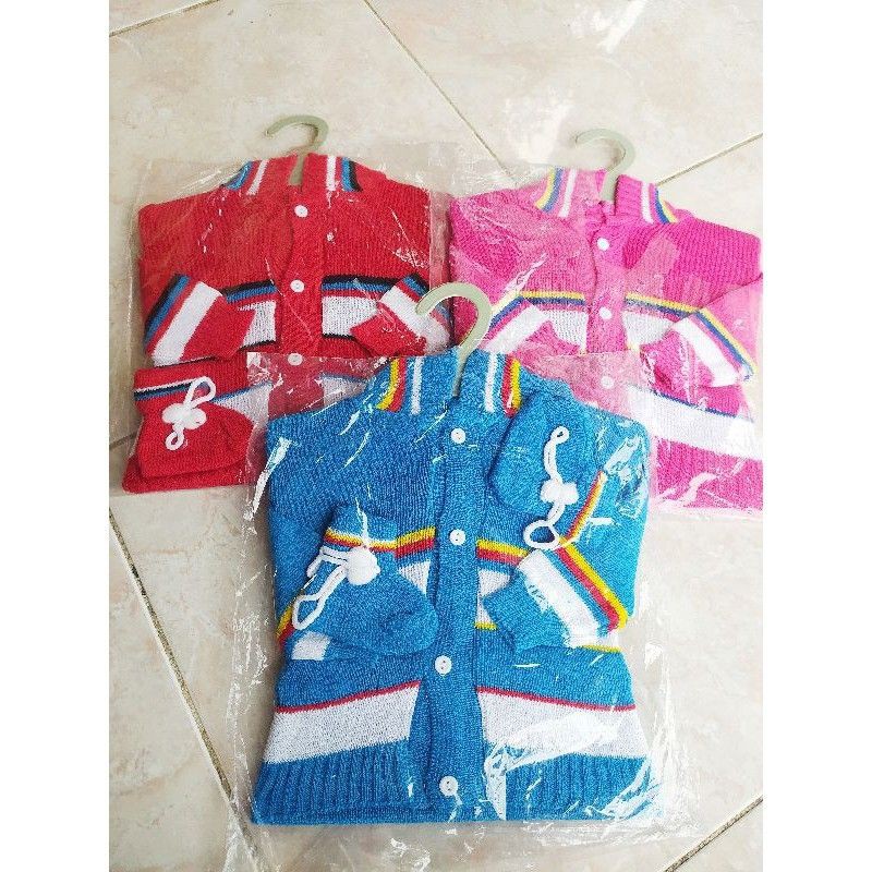 BAJU BAYI SET / BAJU BABY / BAJU BAYI MURAH / JAKET BAYI RAJUT / JAKET BAYI