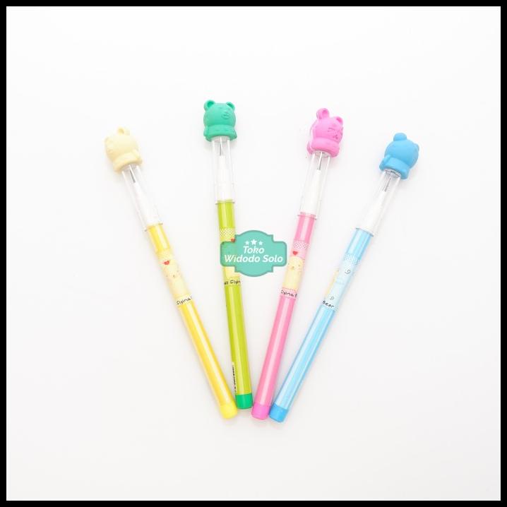 

Pensil Bensia Lantu Kepala Boneka Beruang 1 Buah