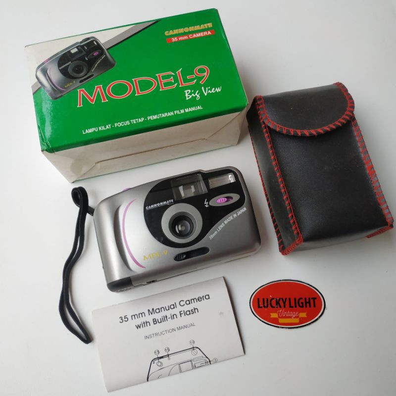 BERGARANSI KAMERA ANALOG film 35MM CANNONMATE MDL-9 REUSEABLE CAMERA BUKAN DISPOSABLE CAMERA
