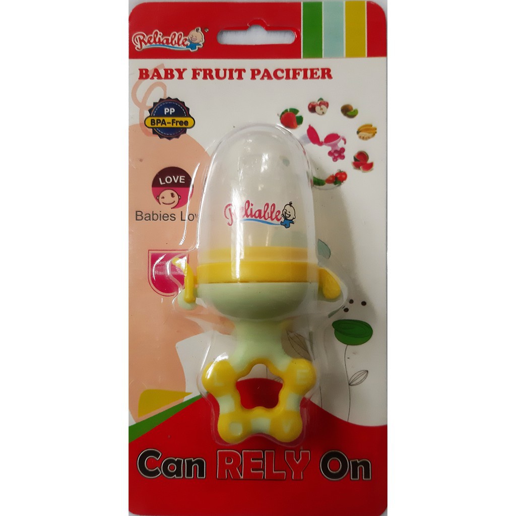Baby FRUIT FEEDER - Reliable Empeng Saringan Buah Bayi gigitan baby weaning mpasi MP ASI-Mint (Reliable)