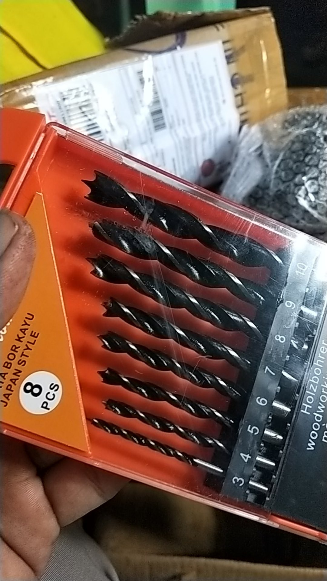 Mata Bor Kayu Set 8 Pcs / Wood Drill Bits 3-10mm