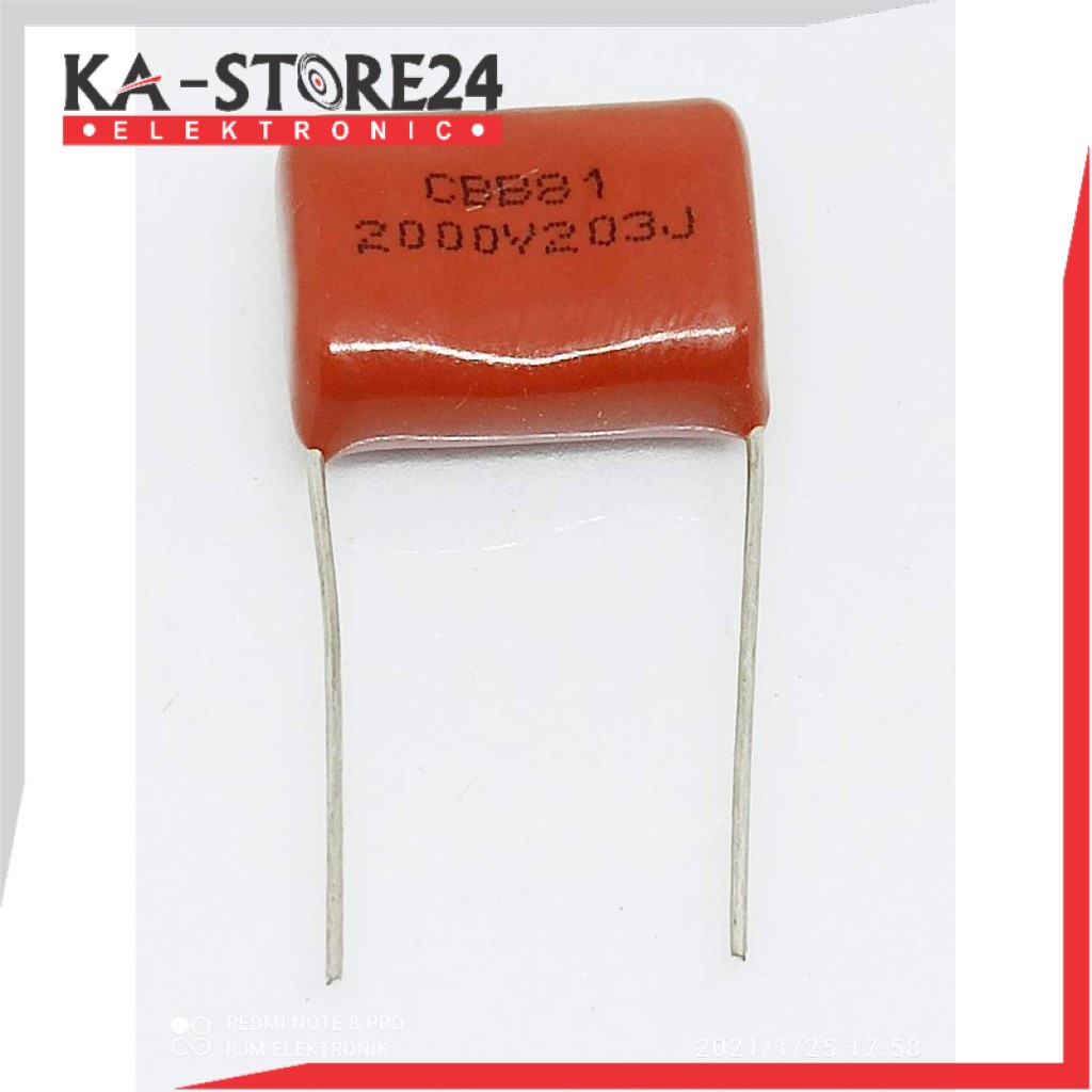 Kapasitor Milar 203 20nF 2000v 2kV - capacitor - 20nf