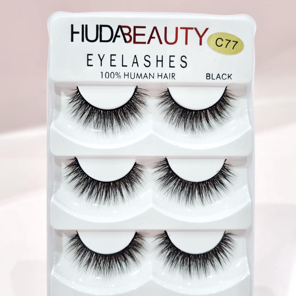 Bulu mata palsu set 5 pasang import kualitas premium / eyelash set premium