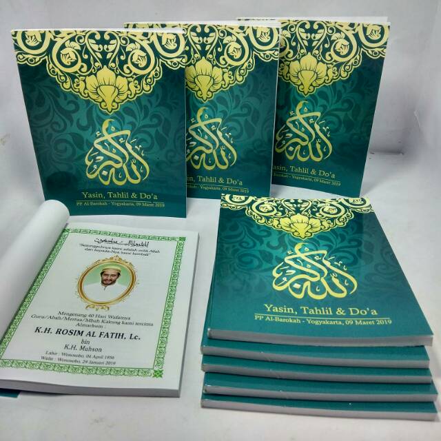 Jual Buku yasin dan tahlil softcover 176 halaman + chas tambah halaman