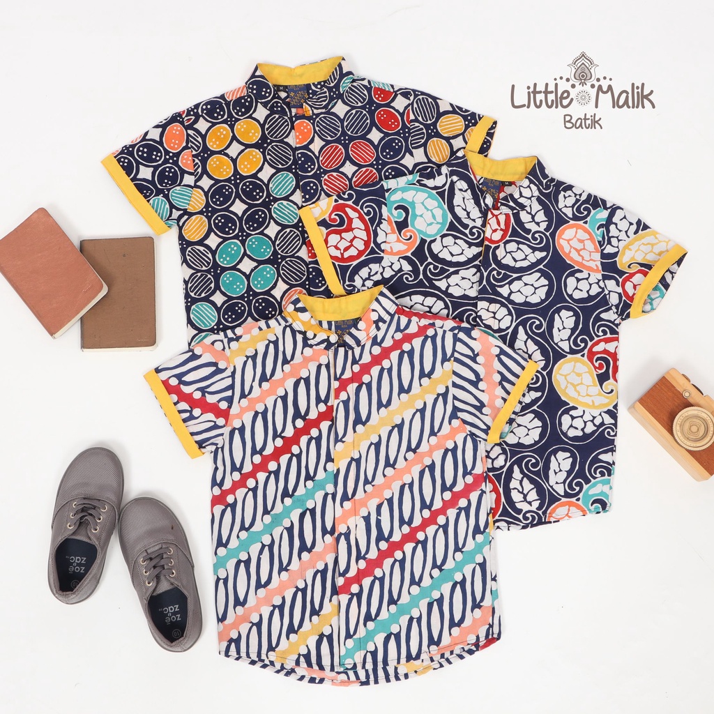 Kemeja Batik Anak By Little Malik Batik, Batik Garutan Cap Colet, Super Kece