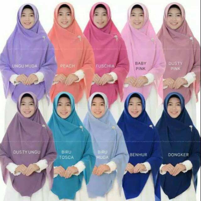 Jilbab Segiempat Wolfis