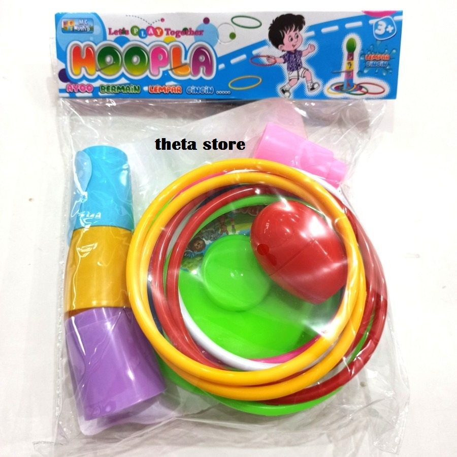 MAINAN HOOPLA ANAK LEMPAR CICIN TUMPUKAN MAINAN HOOPLA PLASTIK MAINAN EDUKASI ANAK ANAK