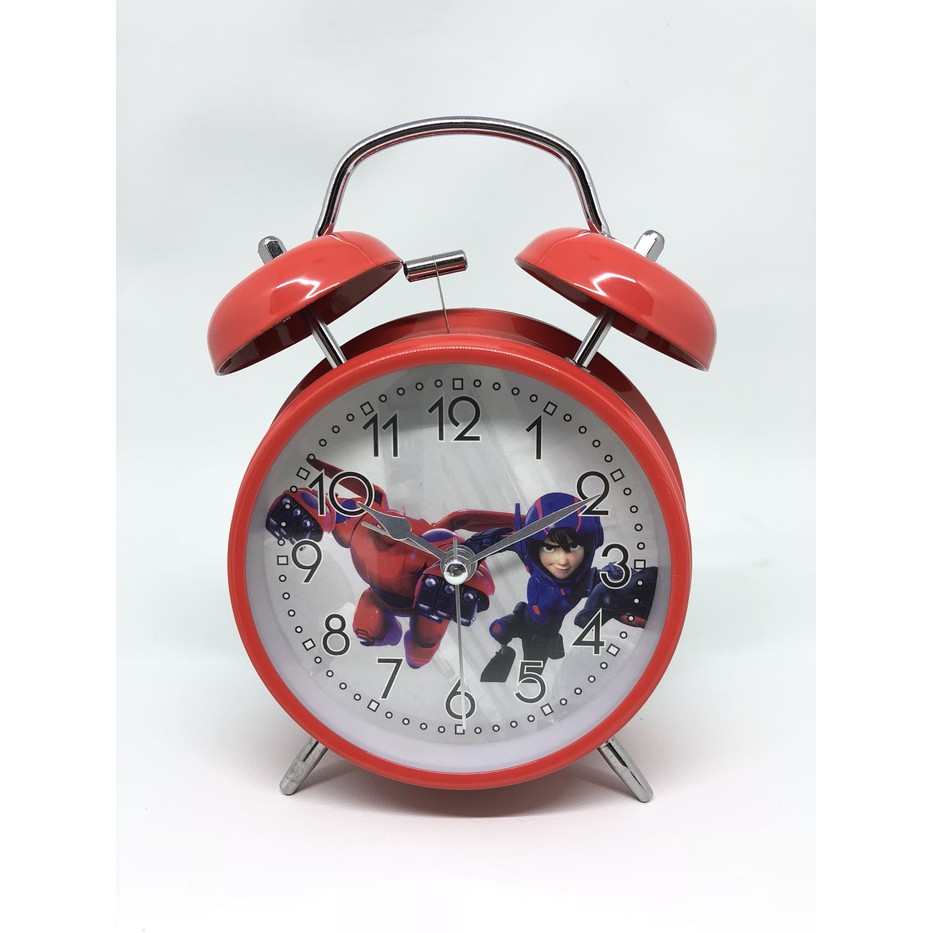 Jam weker Silver Besar Baymax Big Hero 6