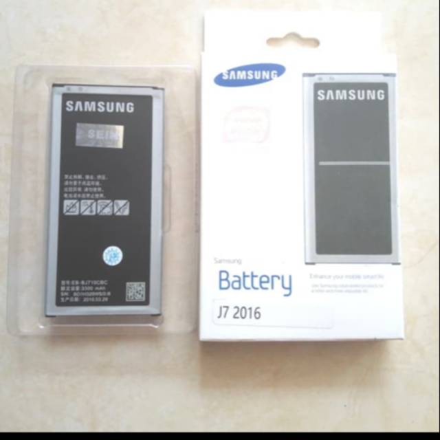 Baterai Batere Battery original samsung j7 2016