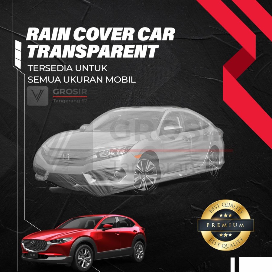 SARUNG TRANSPARAN MAZDA CX30 / BODY COVER MAZDA CX30