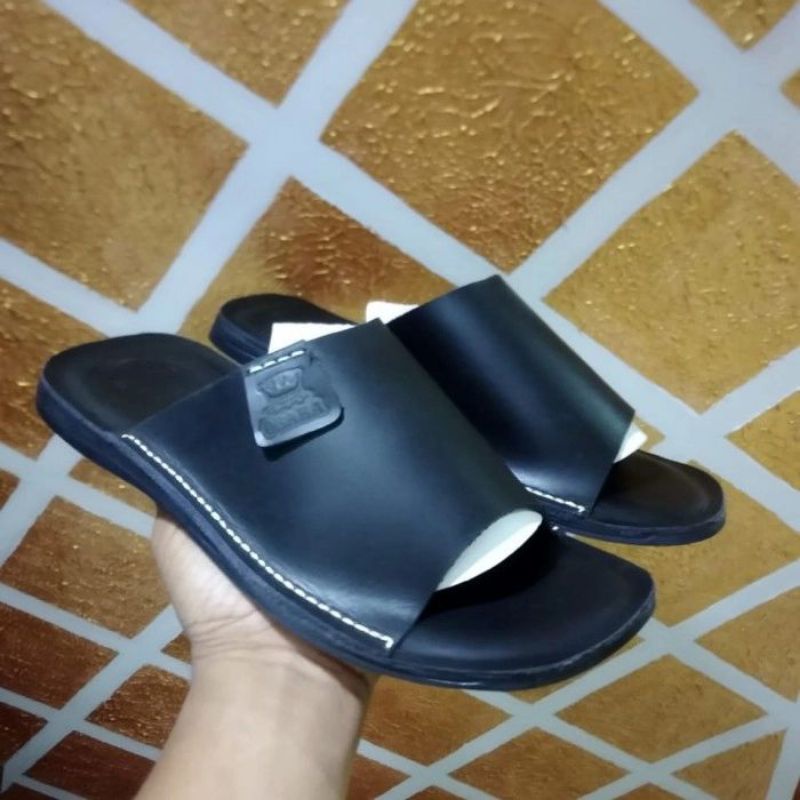 Sandal Pria Original Kulit Sapi Asli Berkulitas Bagus Model Terbaru Tready