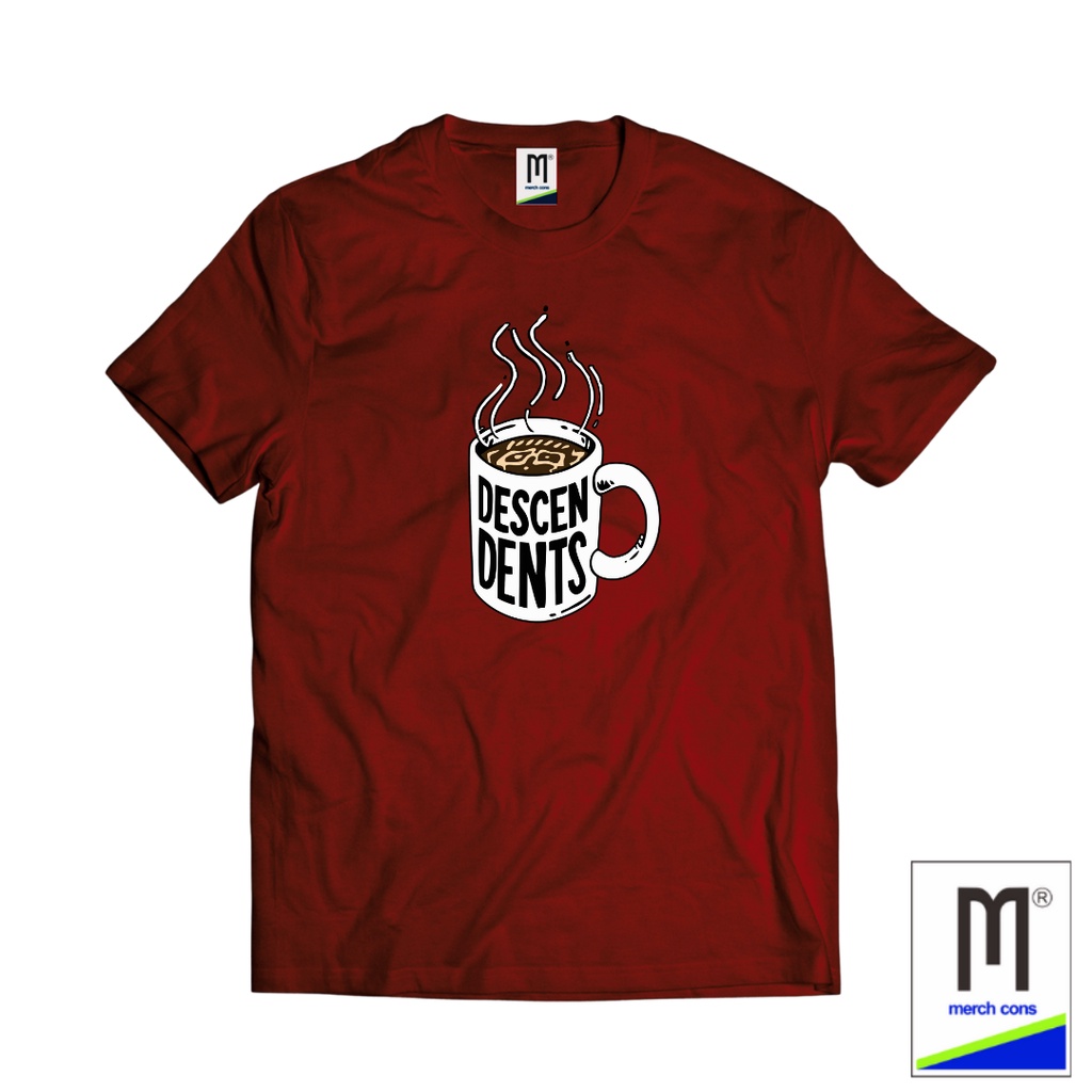 TSHIRT MARCHANDISE BAND DESCENDENT MAROON