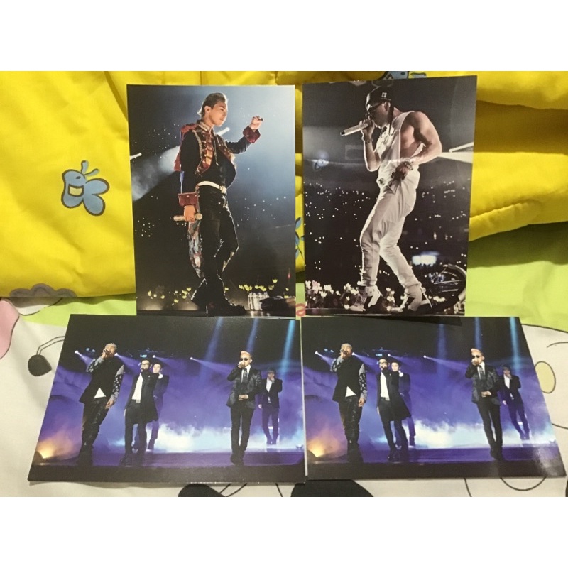 BIG BANG YG OFFICIAL ALIVE POSTCARD G-DRAGON GD GDRAGON TAEYANG KOREA
