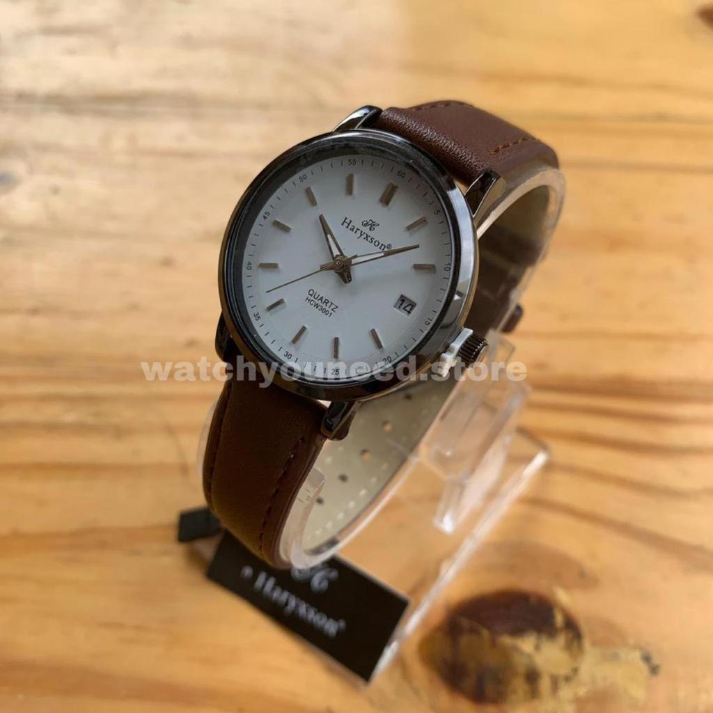 Jam Tangan Wanita Mewah - Jam Tangan Wanita Anti Air Terbaru - Original Haryxson - kulit asli free box dan batrai cadangan