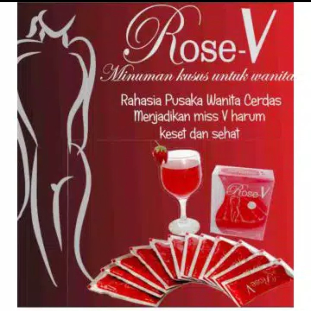 ROSE-V ORIGINAL NATURAL NUSANTARA minuman herbal solusi keputihan dan kewanitaan