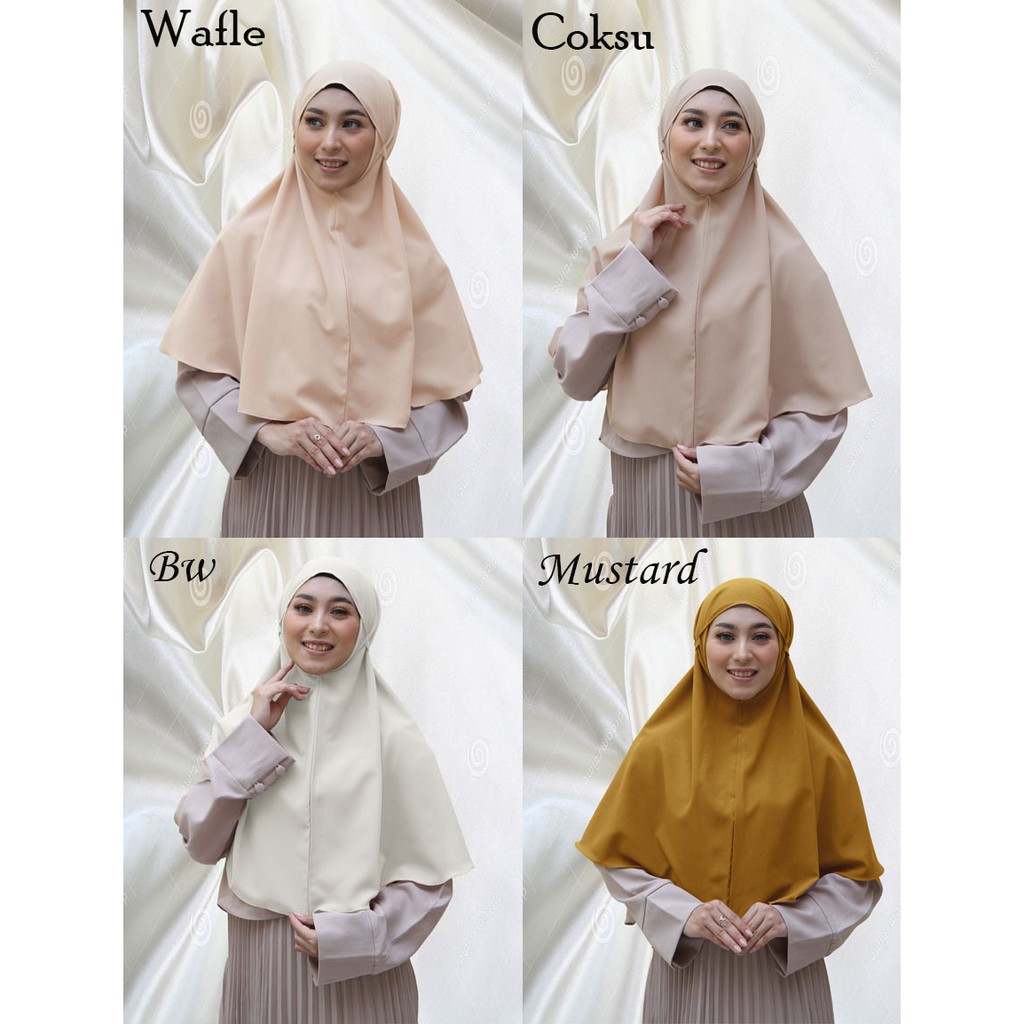 JILBAB BERGO MARYAM DIAMOND ITALIANO KHIMAR NON PET HIJAB KERUDUNG MARYAM