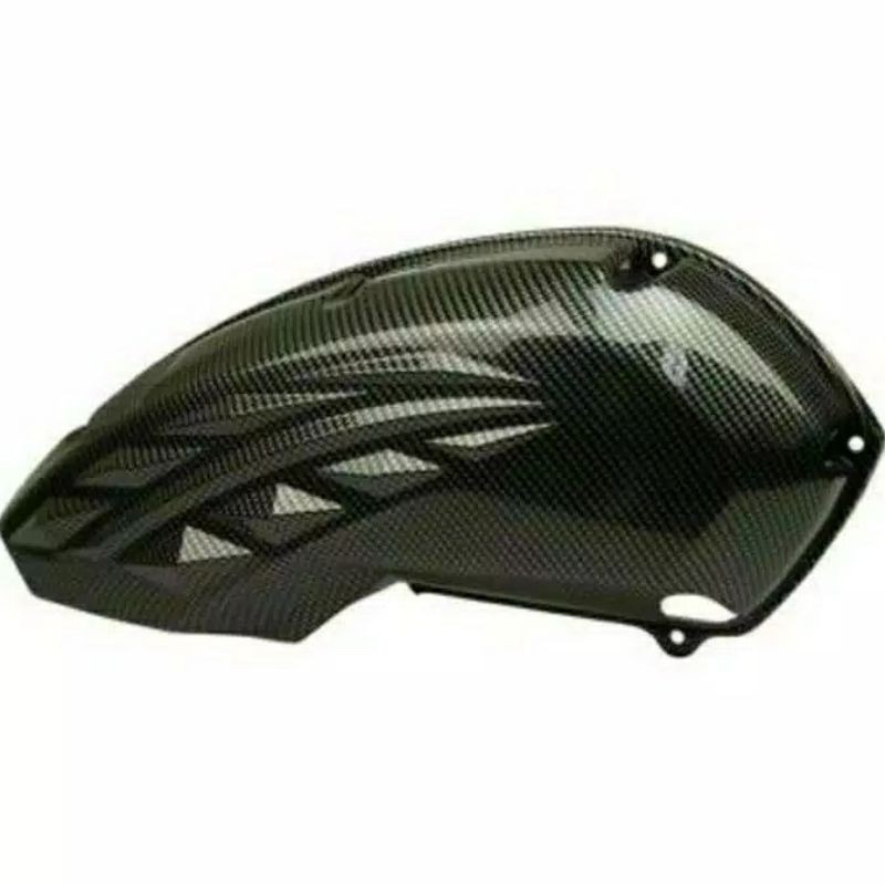 paket 2 item cover CVT dan cover filter hawa yamaha Lexi aerox 155 carbon waterprinting