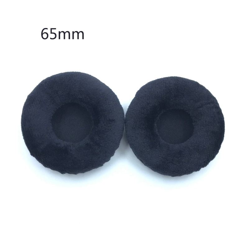 zzz 2Pcs/1Pair Velvet Universal Headphone Cushions Replacement Ear Pads Cushion 70mm 90mm 60mm-110mm For All Earphone Headphones