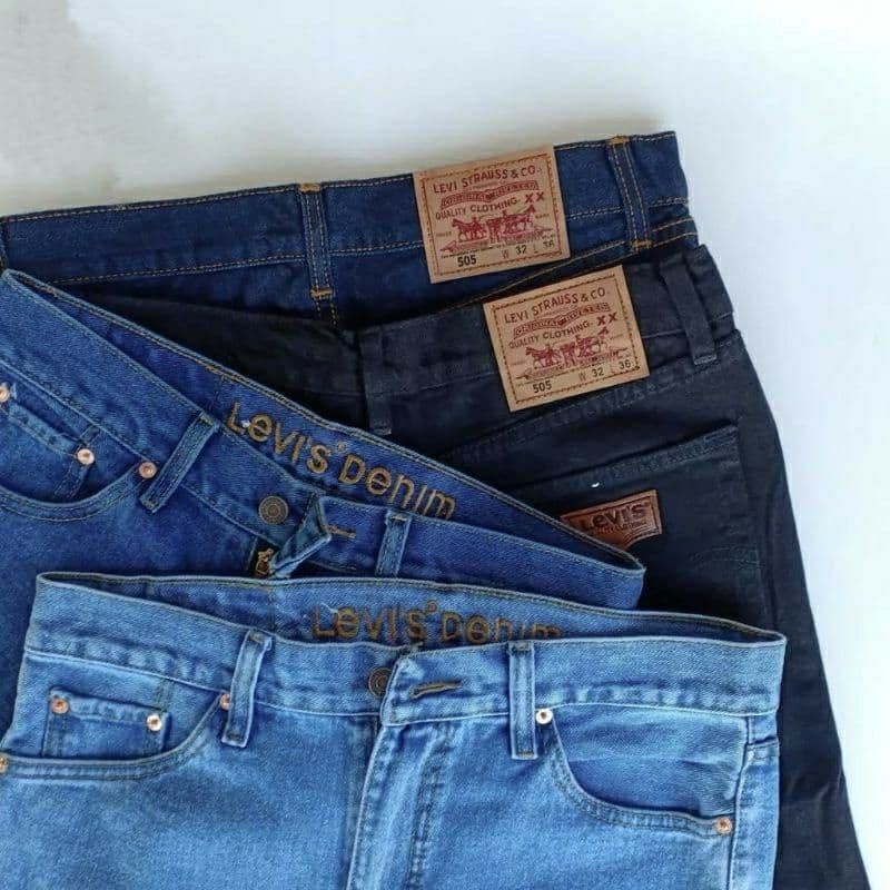 Celana Jeans Standar Panjang Pria Celana Panjang Regional Pria Size:27-32